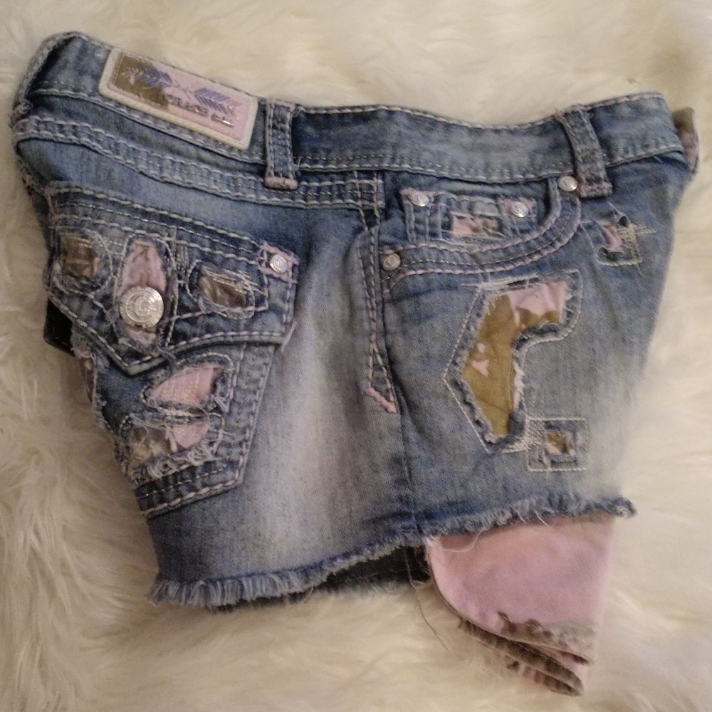 Grace In La Denim Shorts